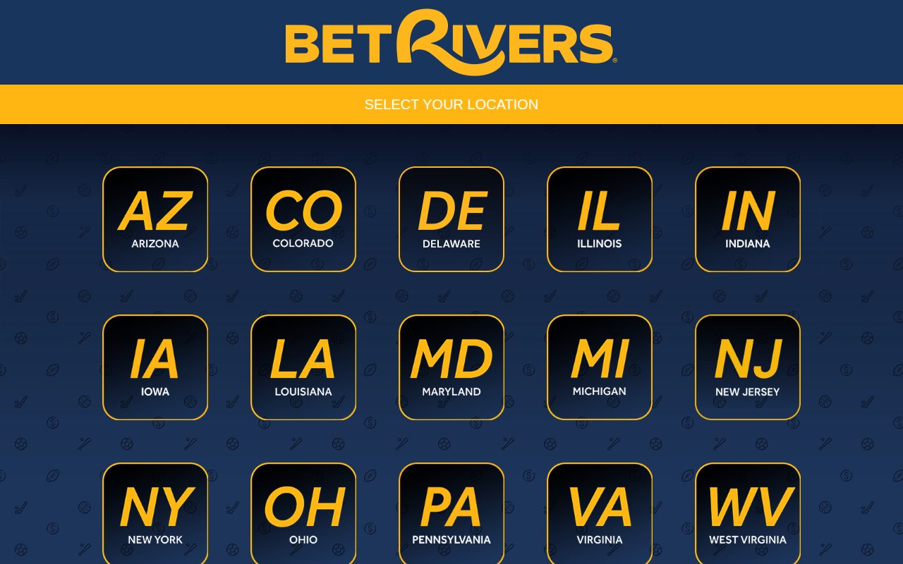 BetRivers Casino homepage screenshot